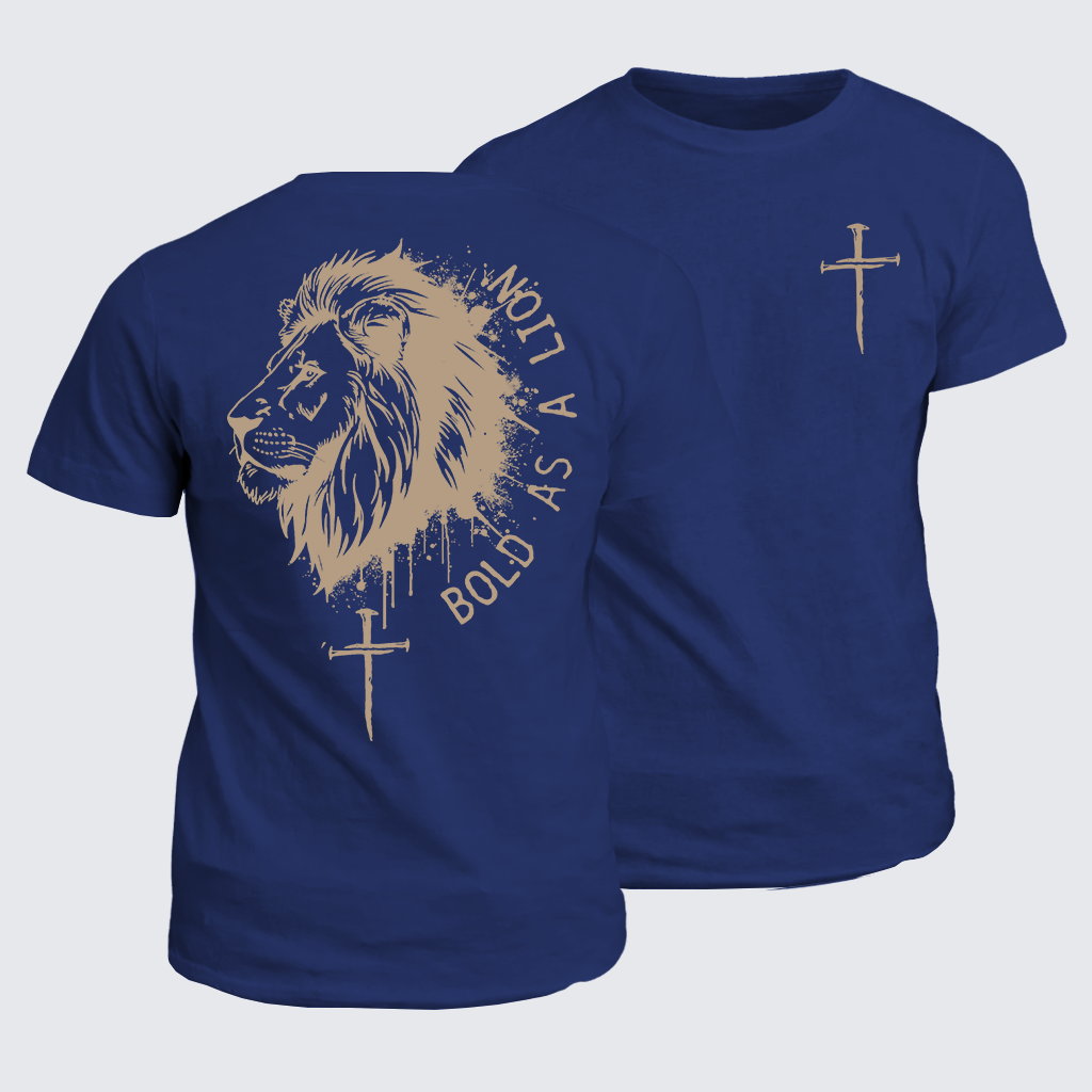 Classic Cotton Tee - Bold as a Lion