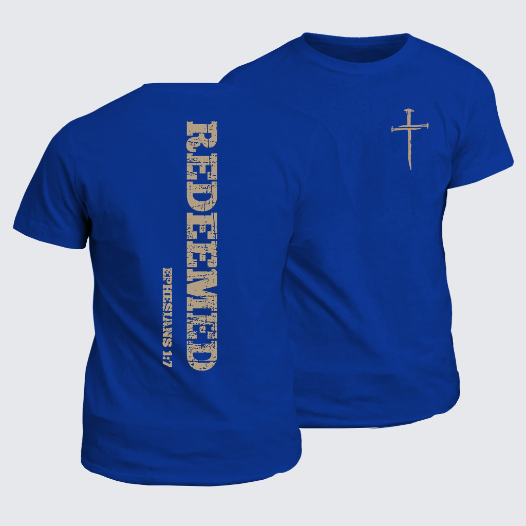 Classic Cotton Tee -  Redeemed Ephesians 1:7