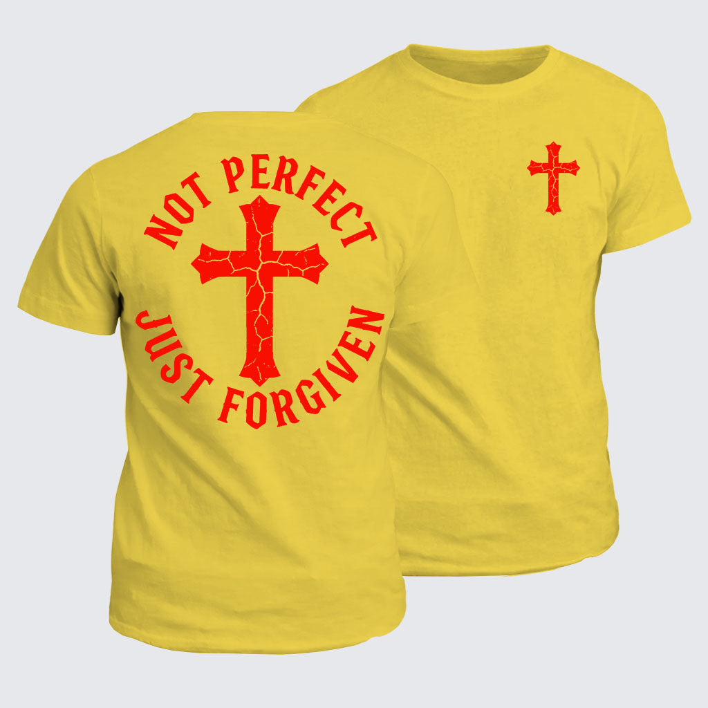 Classic Cotton Tee -  Not Perfect Just Forgiven