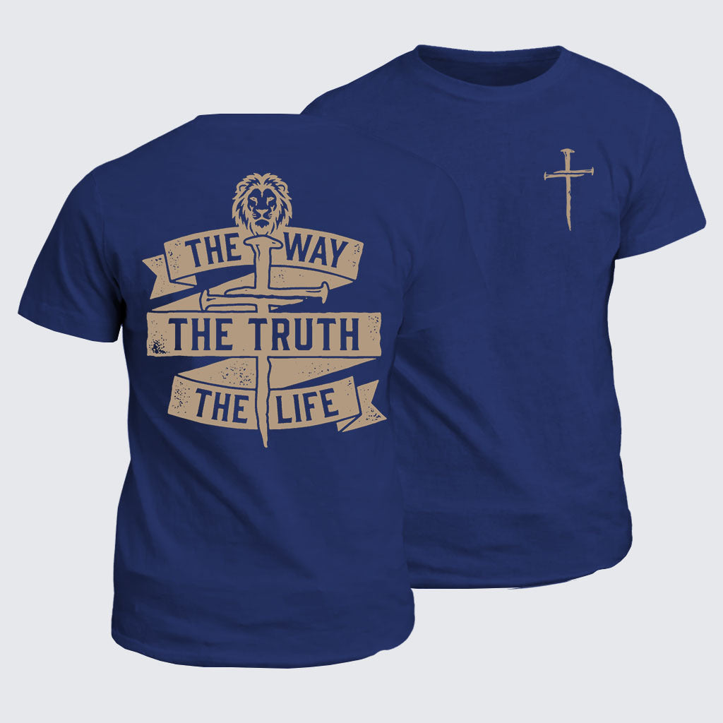 Classic Cotton Tee - Jesus The Way The Truth The Life