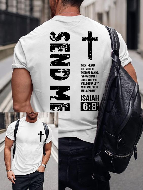 Classic Cotton Tee - Send Me Isaiah 6:8