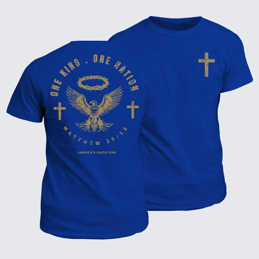 Classic Cotton Tee - One King One Nation