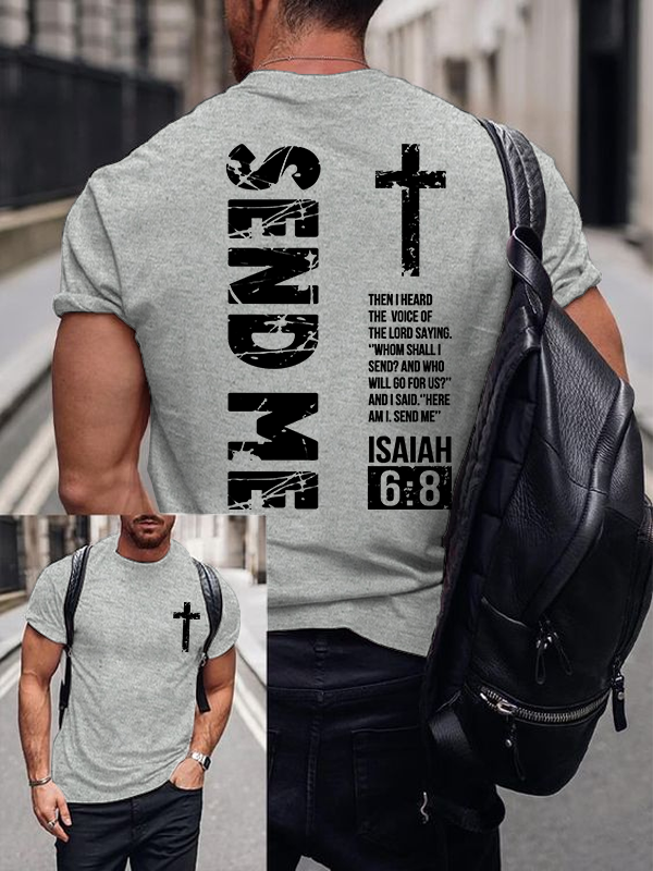 Classic Cotton Tee - Send Me Isaiah 6:8