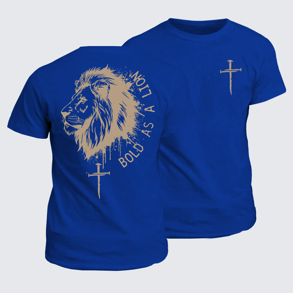 Classic Cotton Tee - Bold as a Lion
