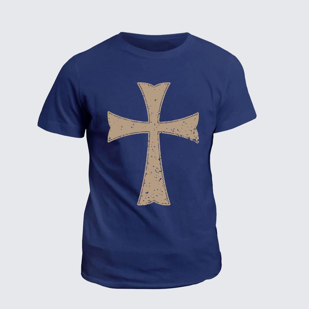 Classic Cotton Tee - Knights Templar Crusader Cross