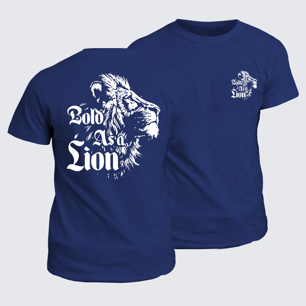Classic Cotton Tee - Bold As A Lion