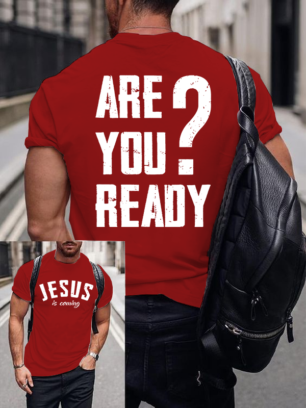 Classic Cotton Tee - Jesus Is Coming