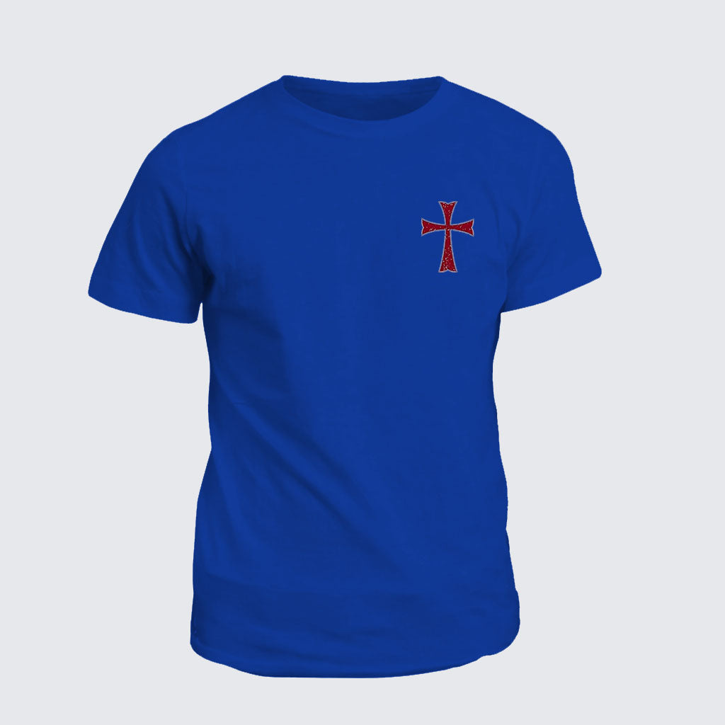 Classic Cotton Tee -  Knights Templar Crusader Cross