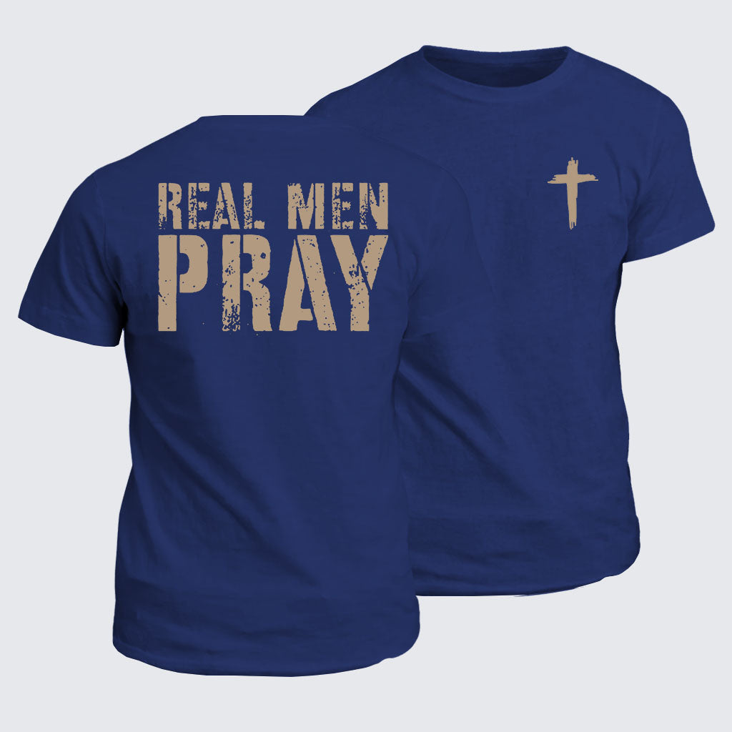 Classic Cotton Tee -  Real Men Pray