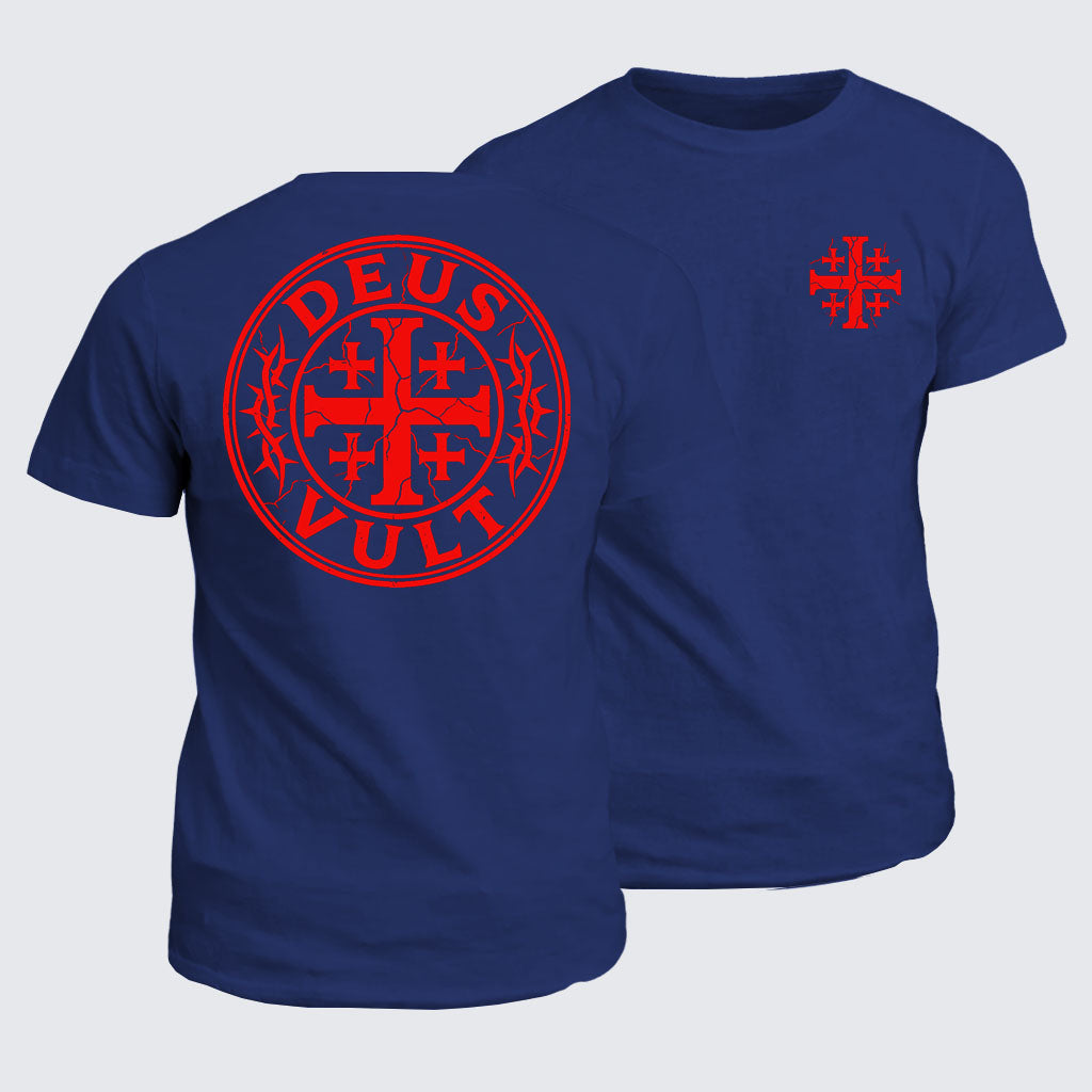 Classic Cotton Tee - Deus Vult