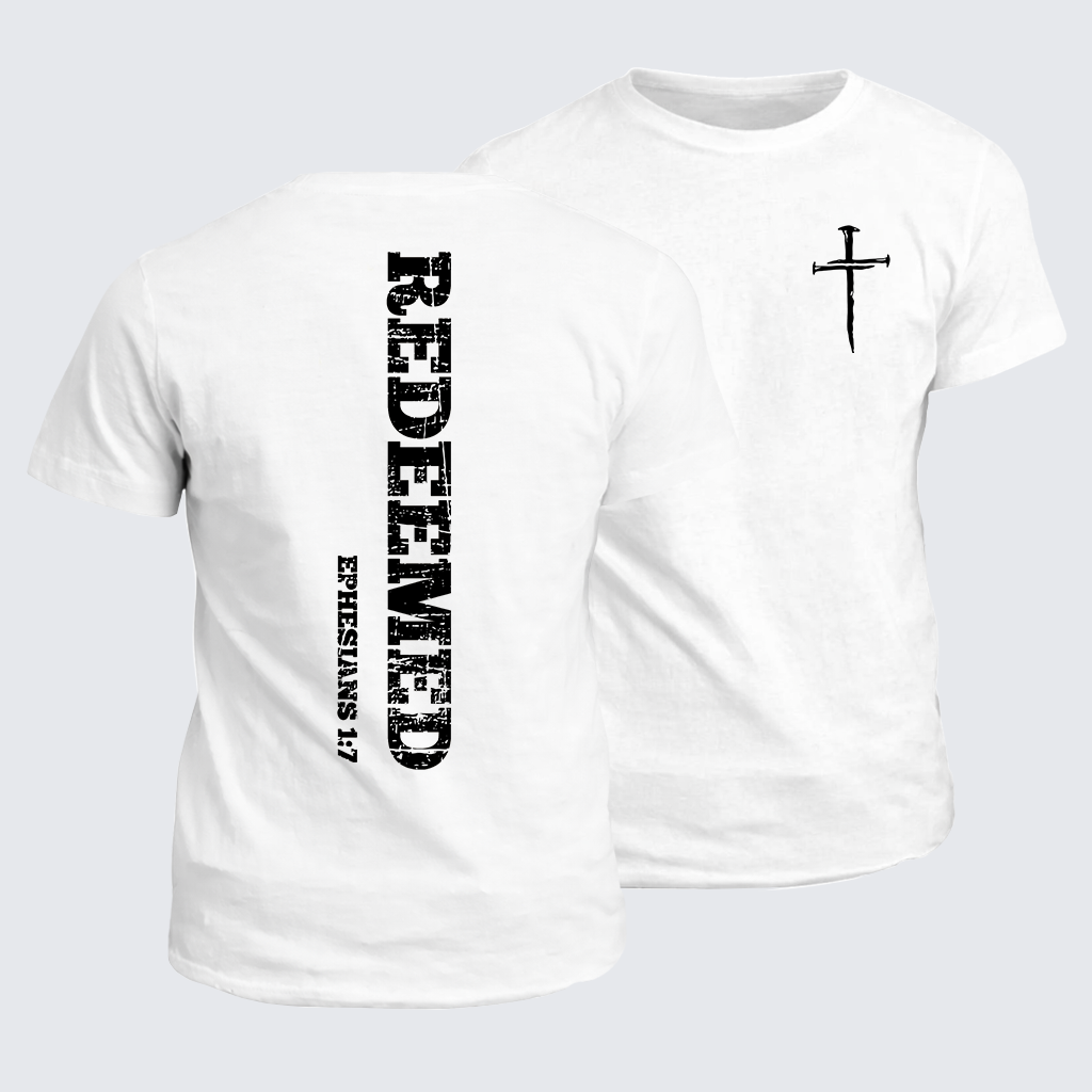 Classic Cotton Tee -  Redeemed Ephesians 1:7