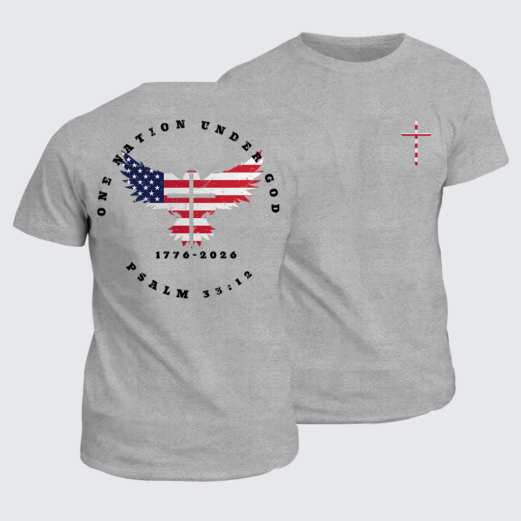 Classic Cotton Tee - One Nation Under God