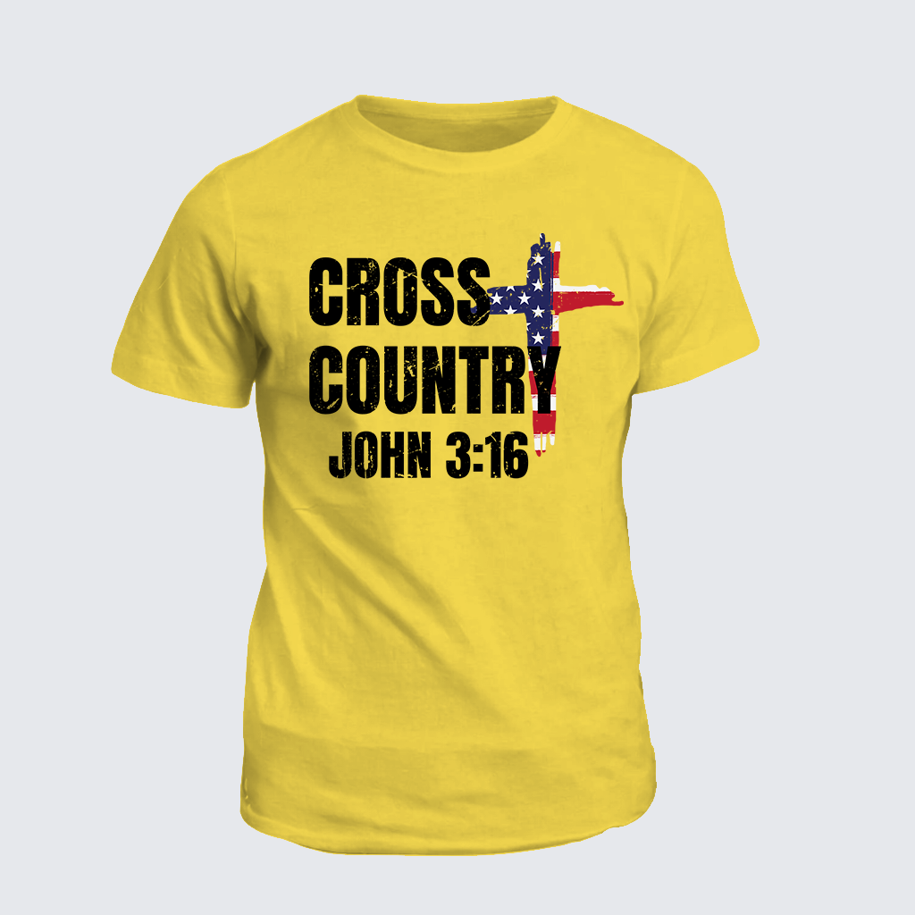 Classic Cotton Tee - Cross Country John 3:16