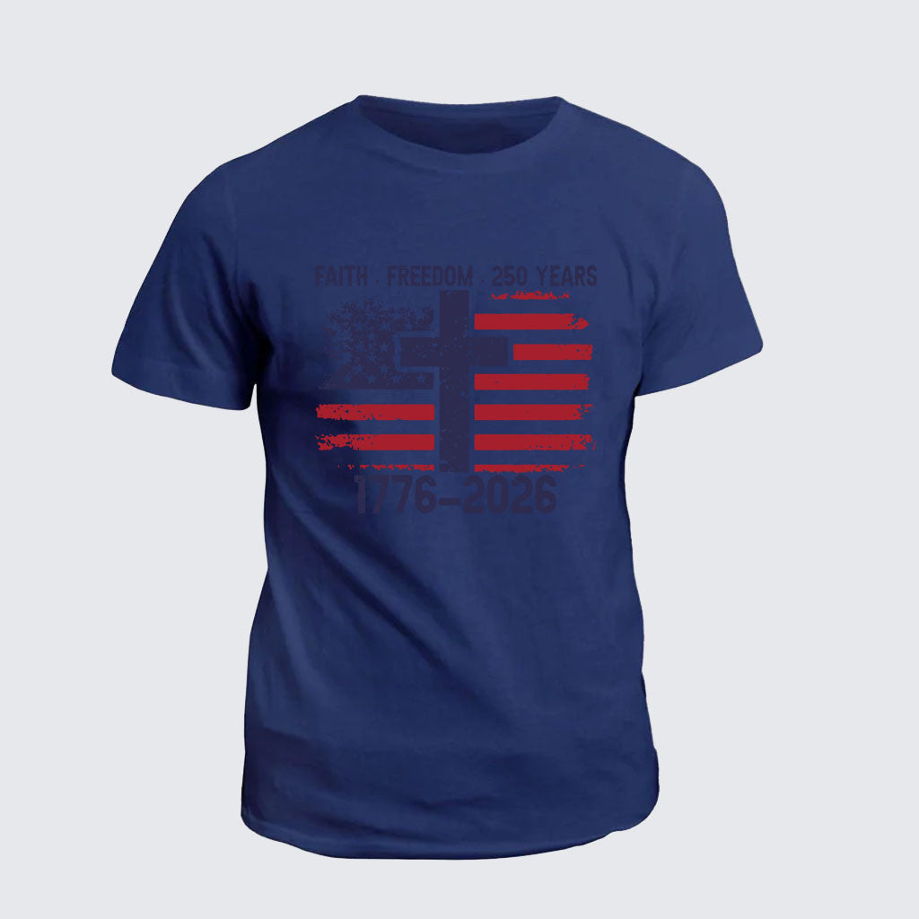 Classic Cotton Tee -  Faith Freedom
