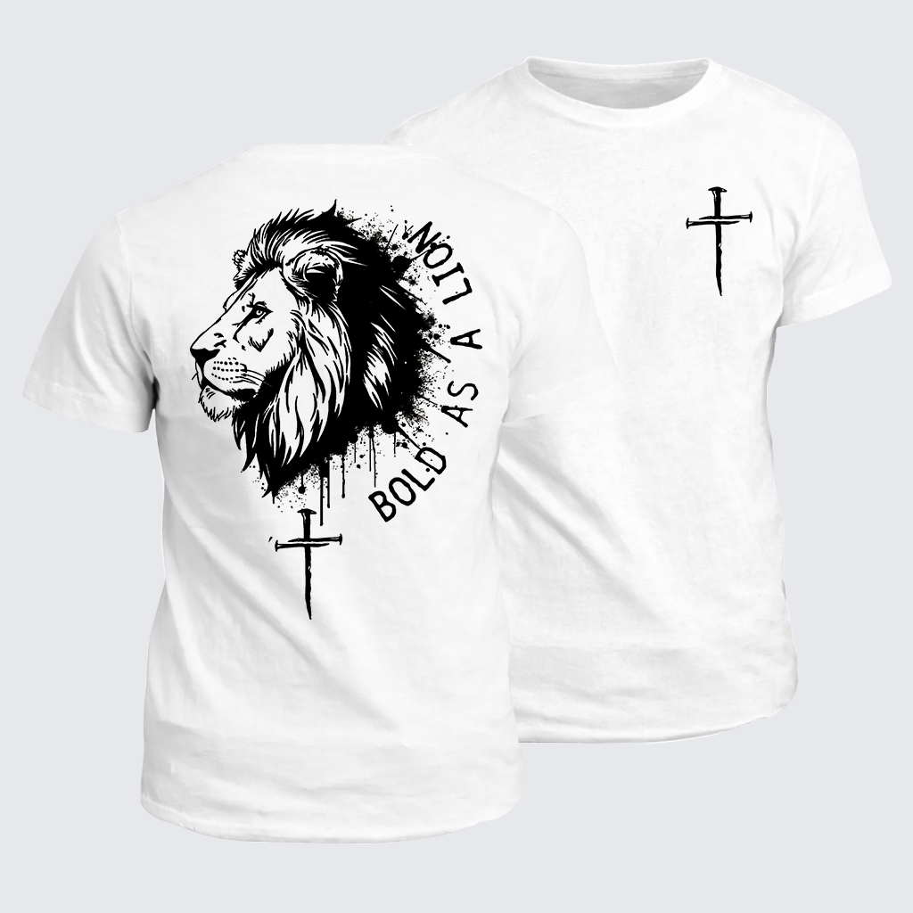 Classic Cotton Tee - Bold as a Lion