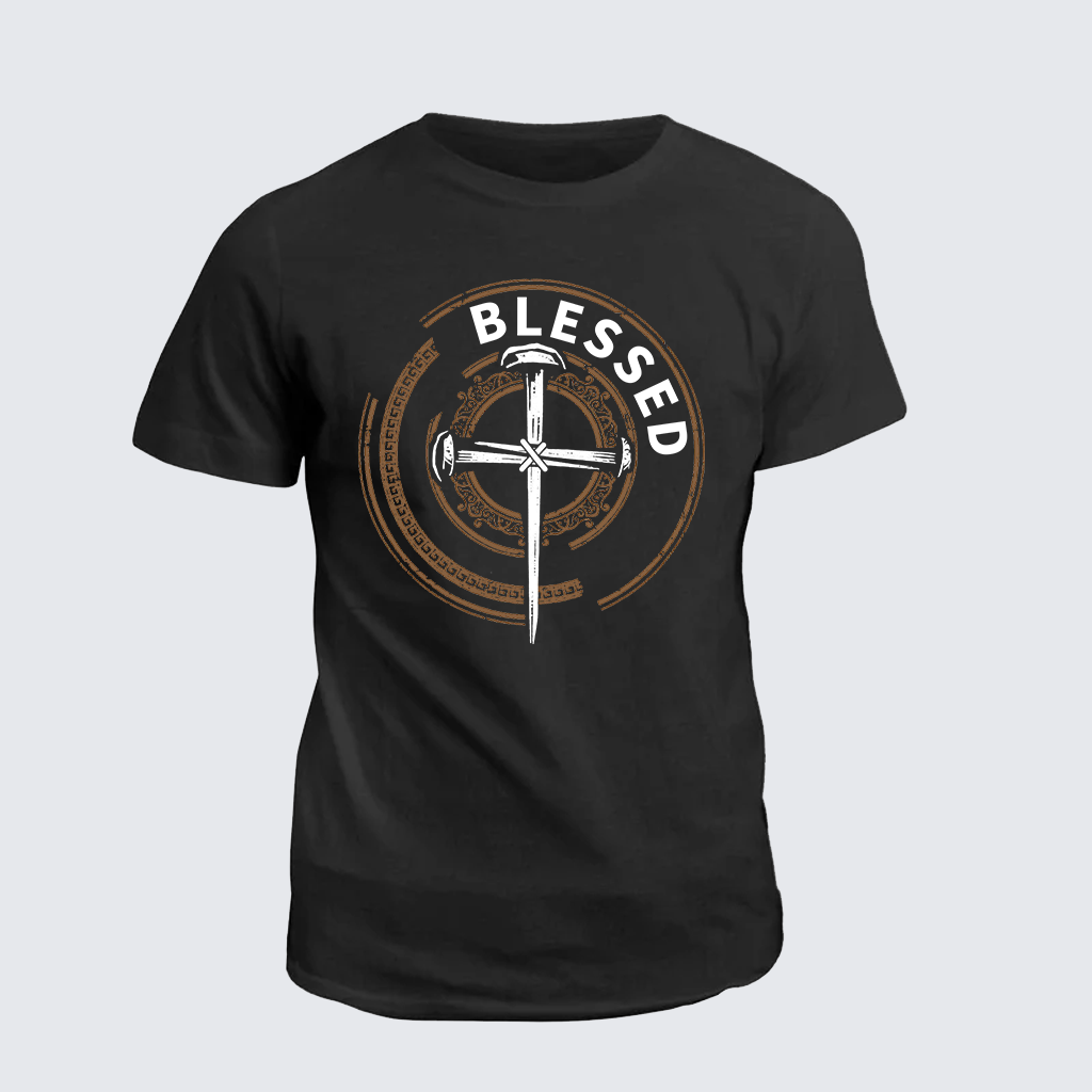 Classic Cotton Tee - Blessed Cross