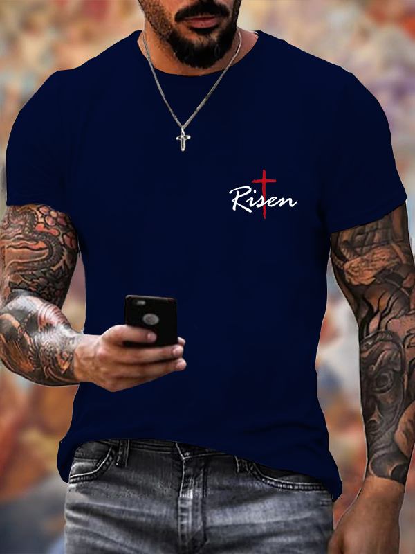 Classic Cotton Tee - Red Cross Risen