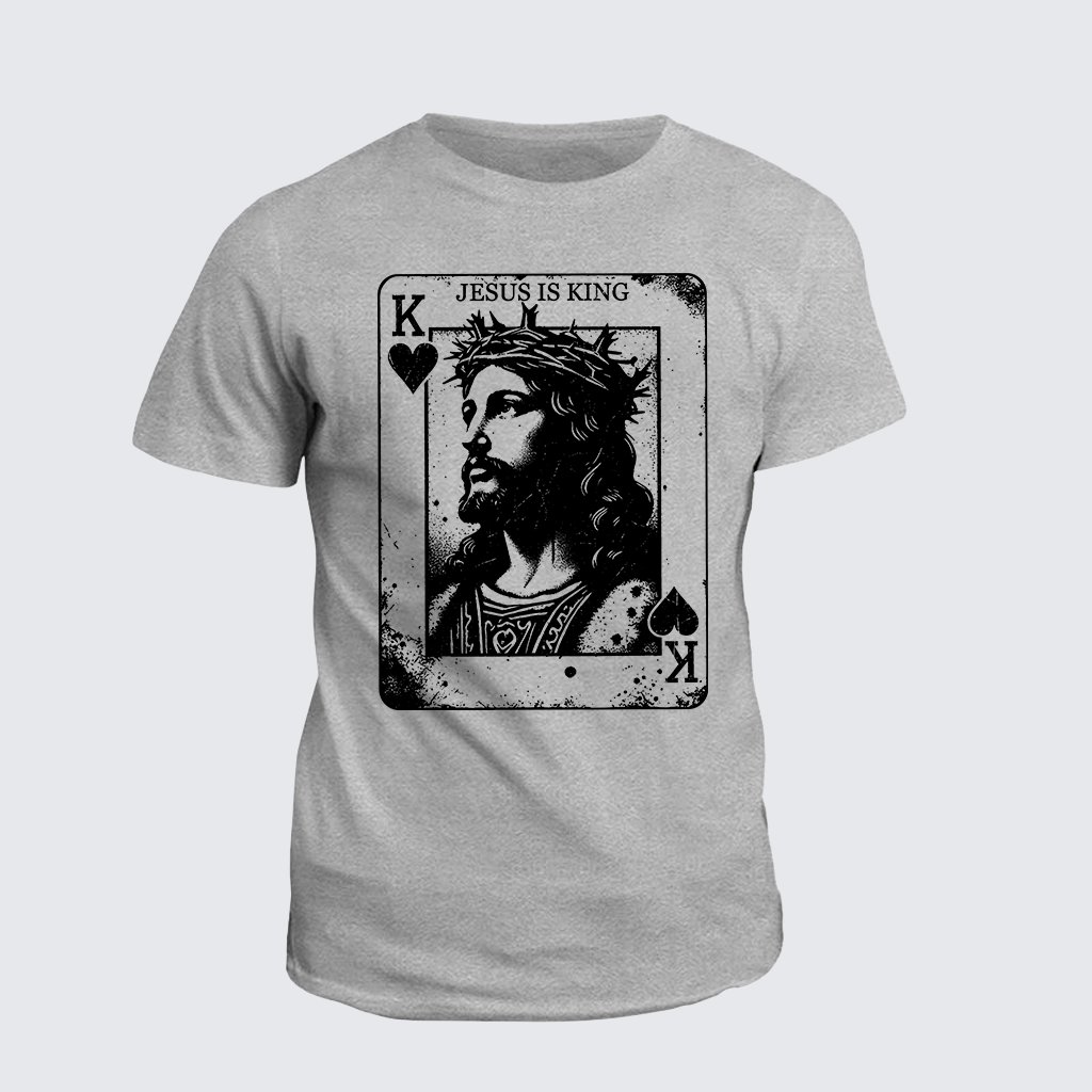 Classic Cotton Tee - Jesus Is King Card
