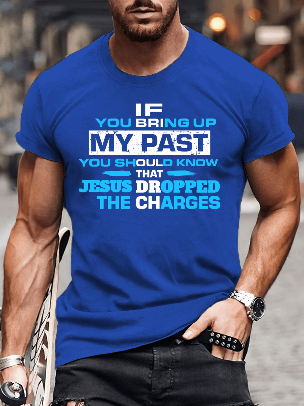 Classic Cotton Tee - If You Bring My Past You Should Know Men's T-shirt