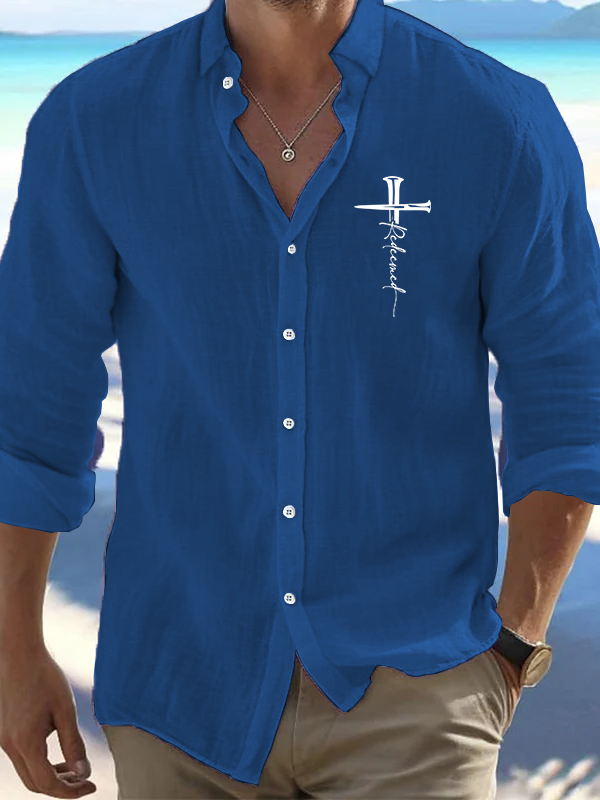 Cross Redeemed Simple Resort Casual Shirt