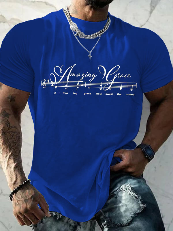 Classic Cotton Tee - Amazing Grace How Sweet the Sound T-shirt