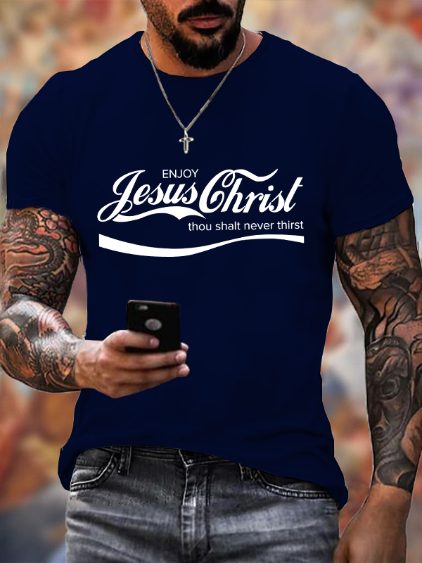 Classic Cotton Tee - Enjoy Jesus Christ Tee