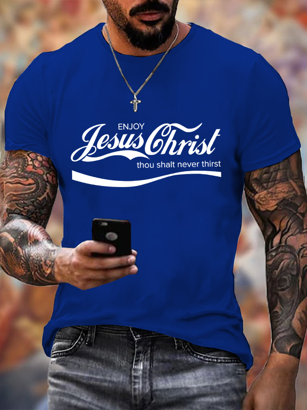 Classic Cotton Tee - Enjoy Jesus Christ Tee