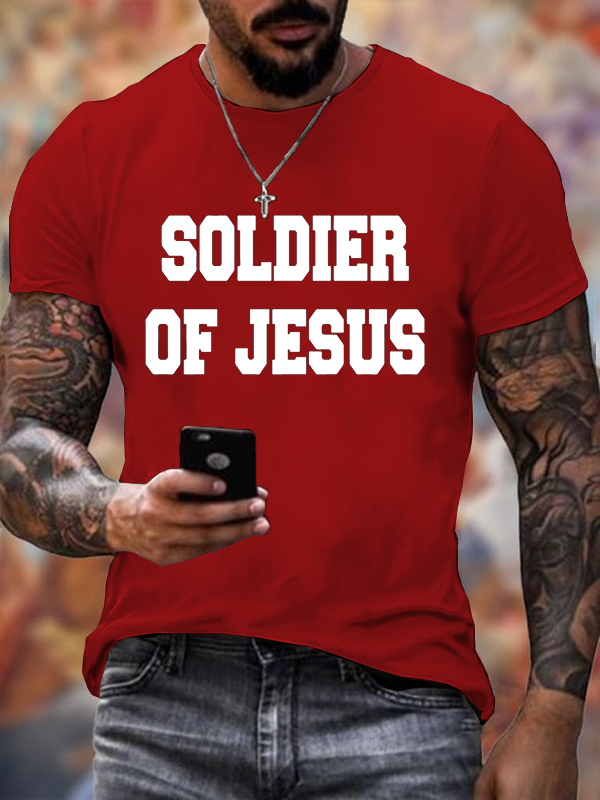 Classic Cotton Tee - Soldier Of Jesus