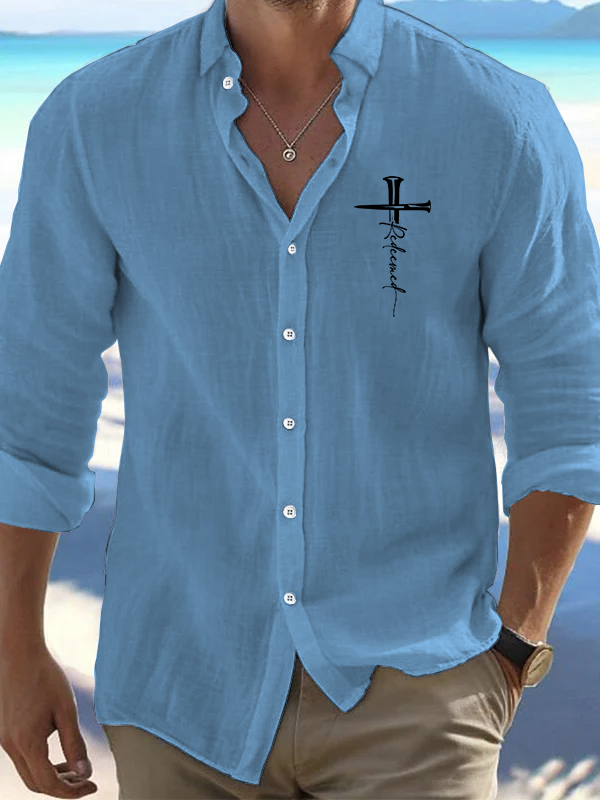 Cross Redeemed Simple Resort Casual Shirt