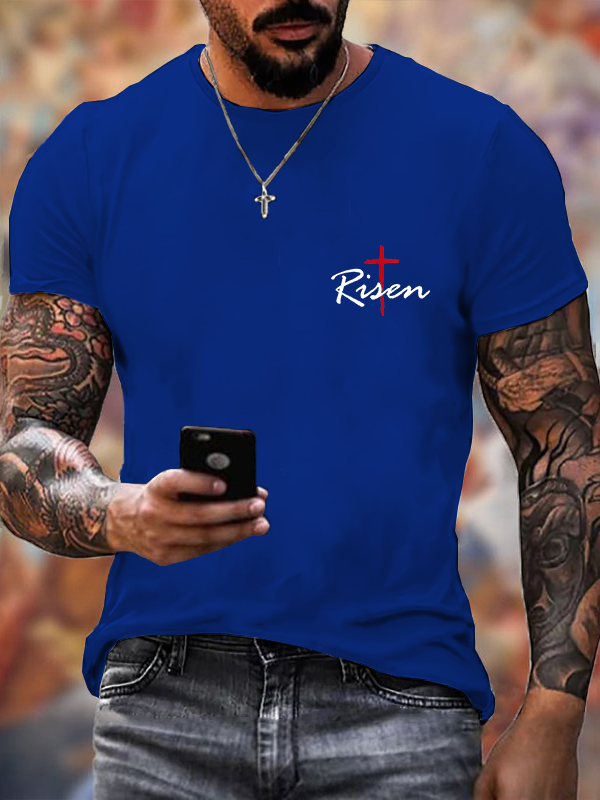 Classic Cotton Tee - Red Cross Risen