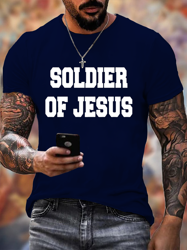 Classic Cotton Tee - Soldier Of Jesus