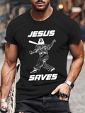 Classic Cotton Tee - Jesus Saves
