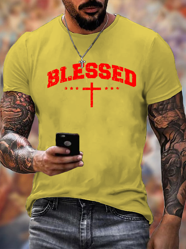 Classic Cotton Tee - Blessed Cross
