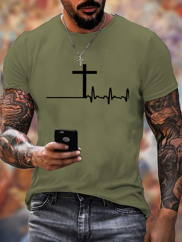Classic Cotton Tee - ECG Cross