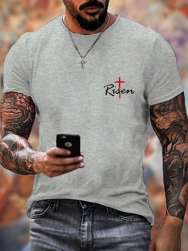 Classic Cotton Tee - Red Cross Risen