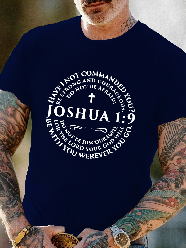 Classic Cotton Tee - Joshua 1:9 Tee