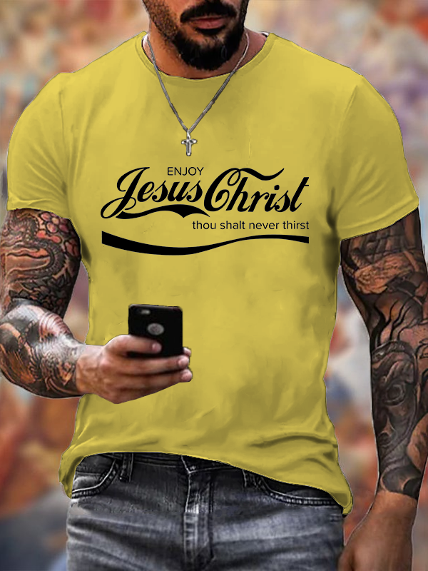 Classic Cotton Tee - Enjoy Jesus Christ Tee