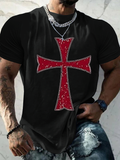 Classic Cotton Tee - Knights Templar Crusader Cross