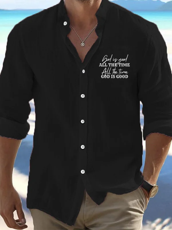 God Is Good All the Time Casual Shirt