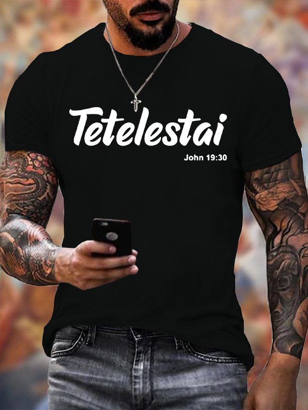 Classic Cotton Tee - Tetelestai John 19 : 30