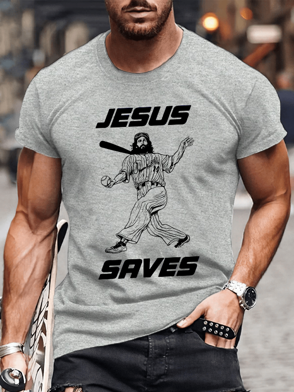 Classic Cotton Tee - Jesus Saves