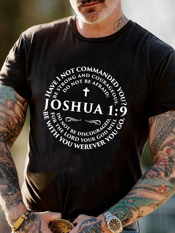 Classic Cotton Tee - Joshua 1:9 Tee
