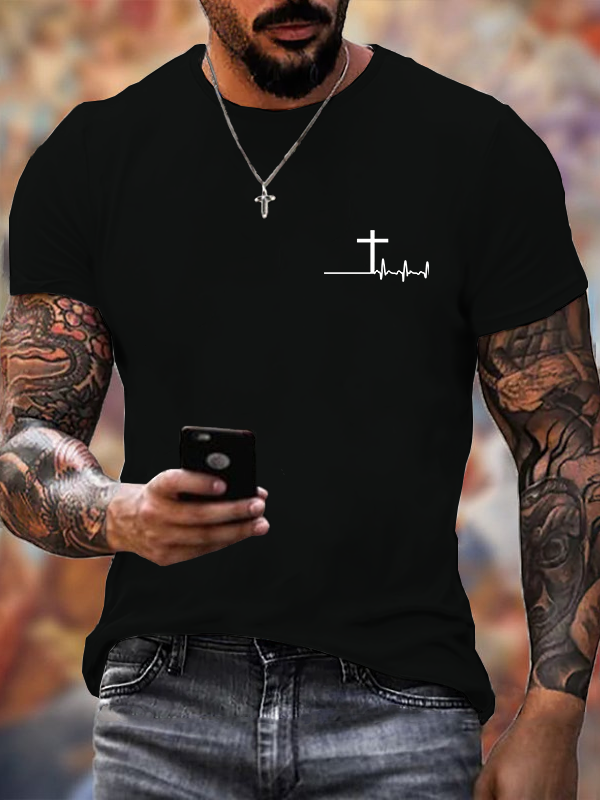 Classic Cotton Tee - ECG Cross